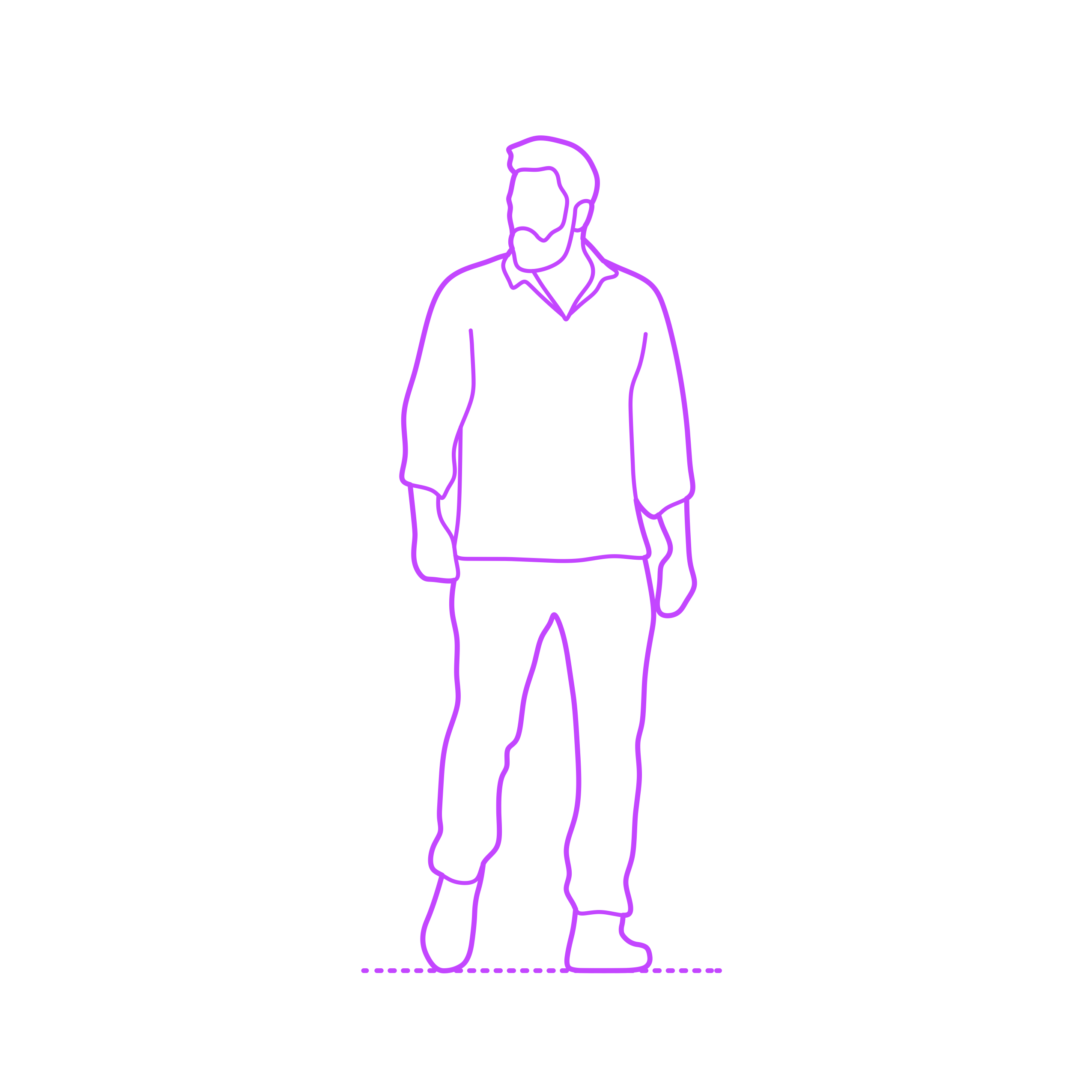 Pop Culture Actors Actresses Ben Affleck Outline Svg File Free Vectors